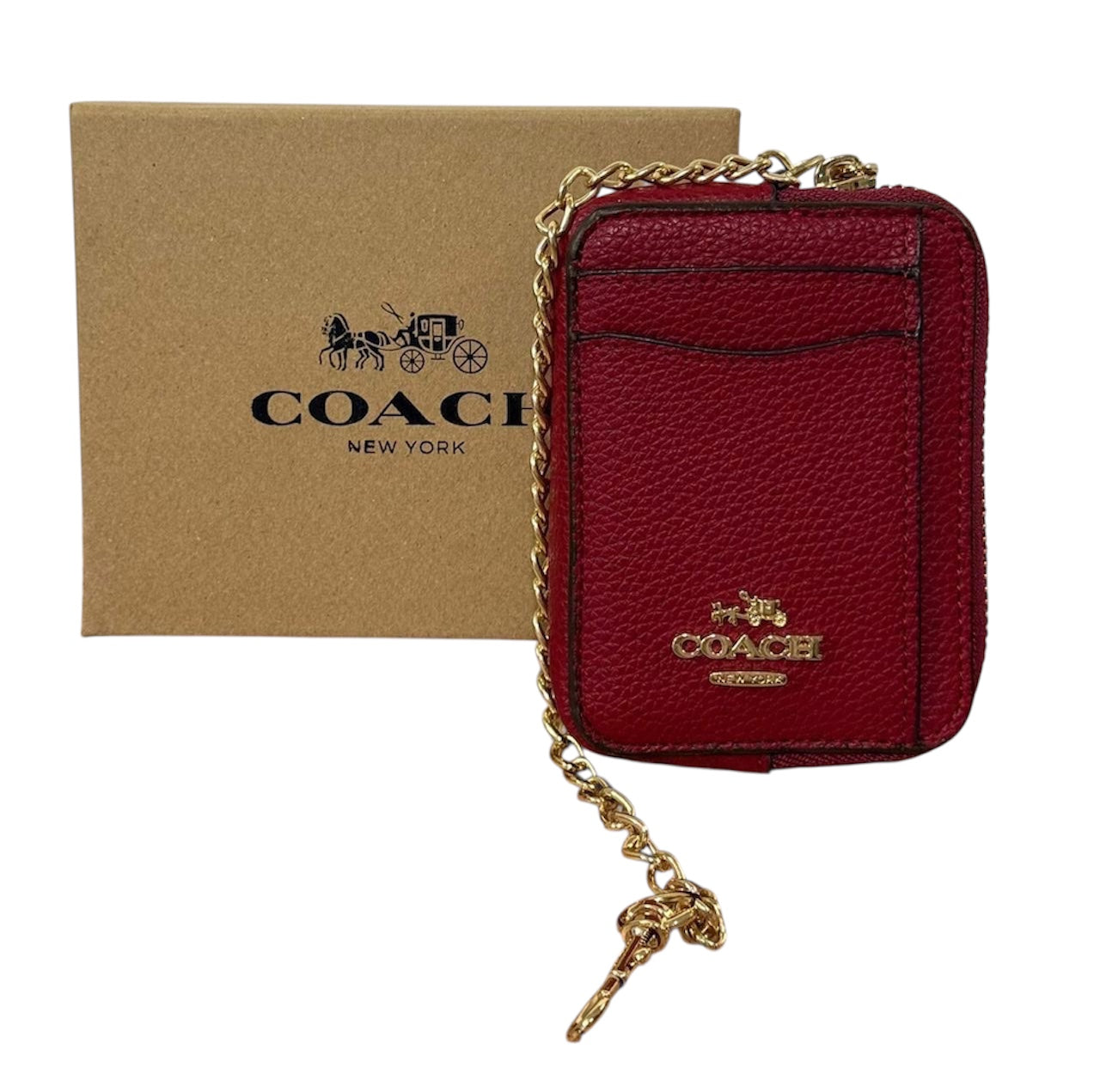 Zip card case Coach