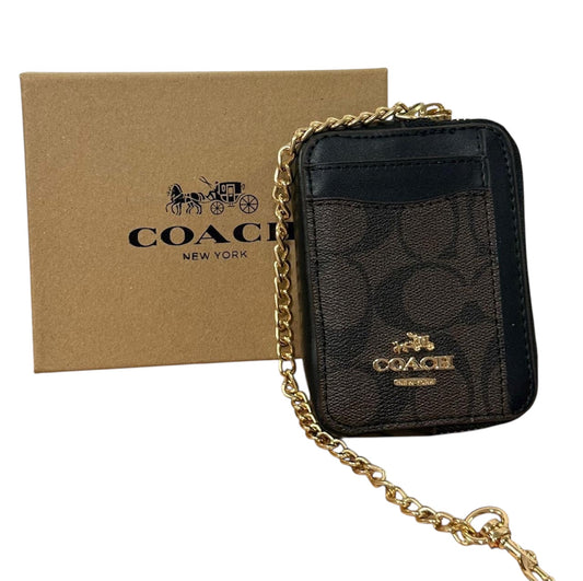 Zip card case Coach